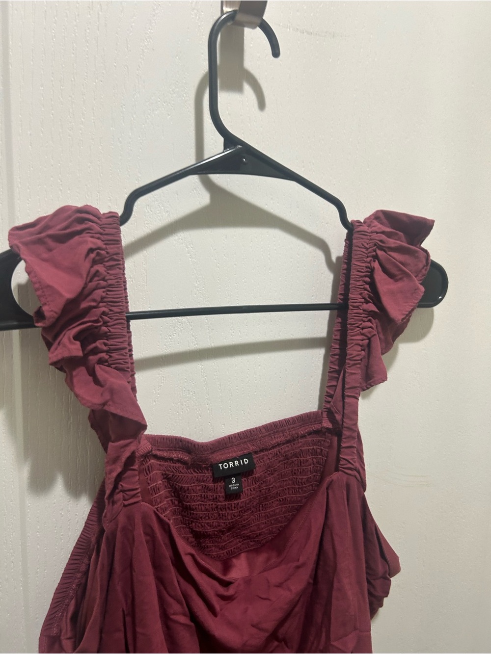 Torrid Ruffle Strap Tank Top 3 - Picture 4 of 7